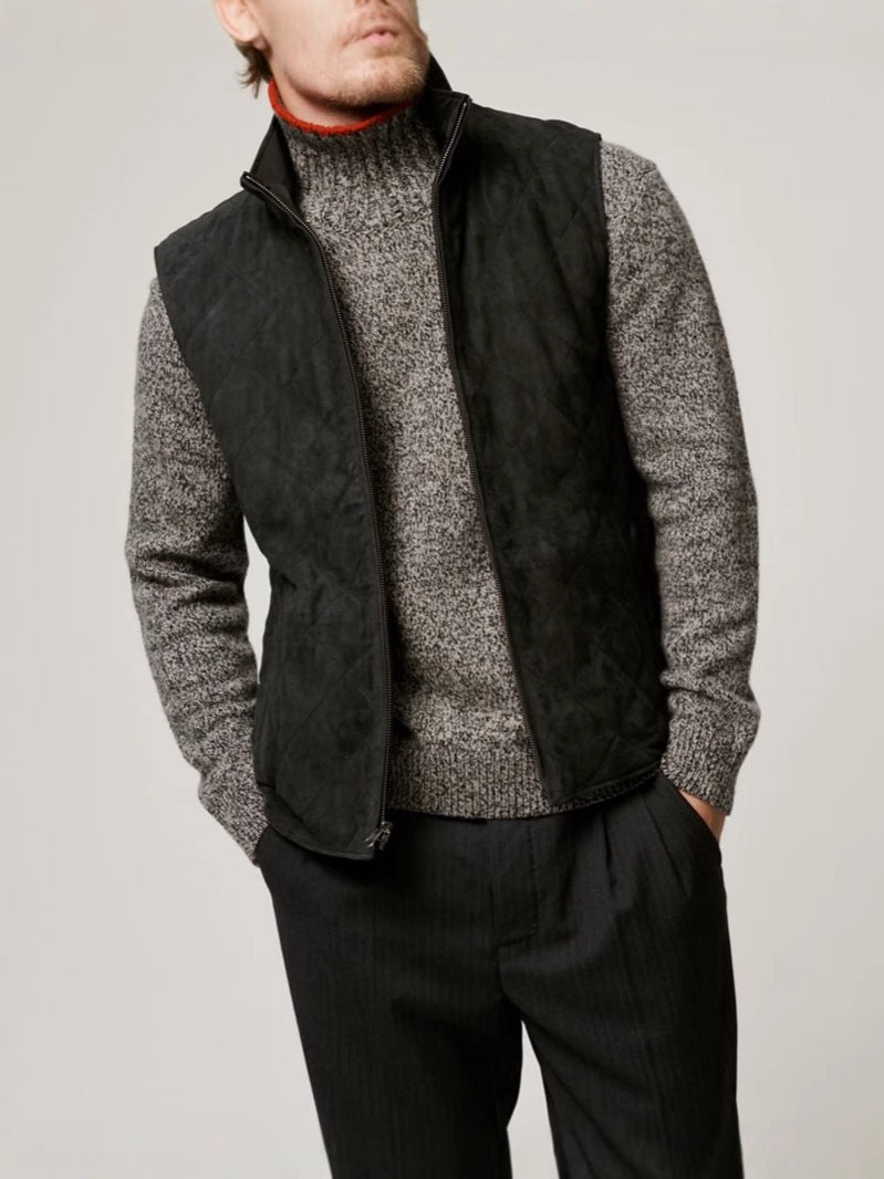 The Reversible Suede Vest