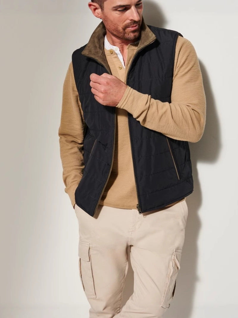The Reversible Suede Vest