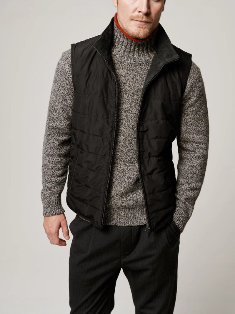 The Reversible Suede Vest